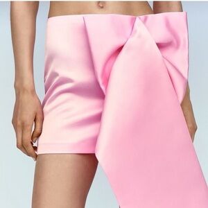 Zara limited edition pink bow skirt 🎀